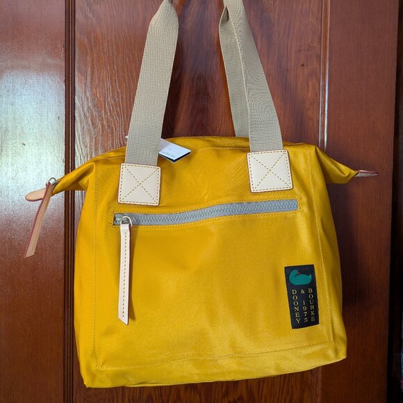 Dooney & Bourke Nylon Front Zip Tote (Gold) - Picture 1 of 3
